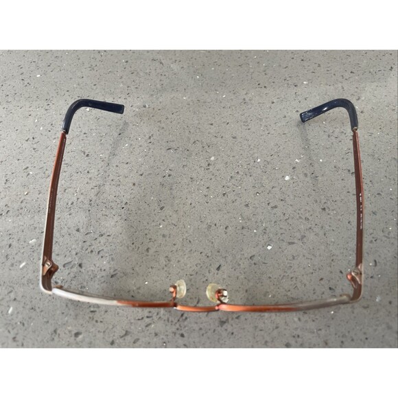 Bertelli B 667 C.2 49-16-135 Orange red  Etch Eyeglasses Frames ONLY rectangle main image 11